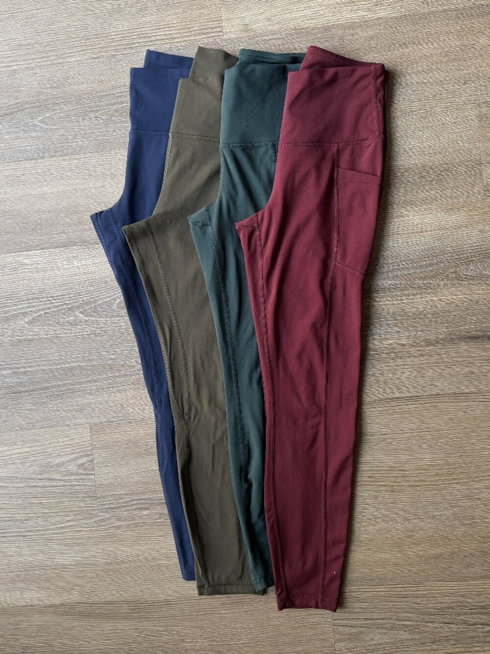 Leggings Bundle 4-Pack GLOWMODE Yogalicious Workout XS/S High Rise Pockets Yoga